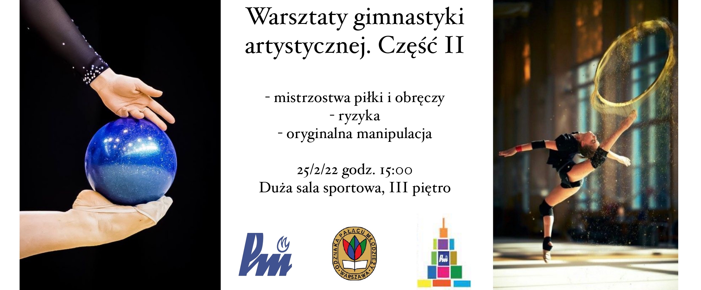 Warsztaty w gimnastyce artystycznej: manipulacja piłki i obręczy 🤹🏻‍♀️