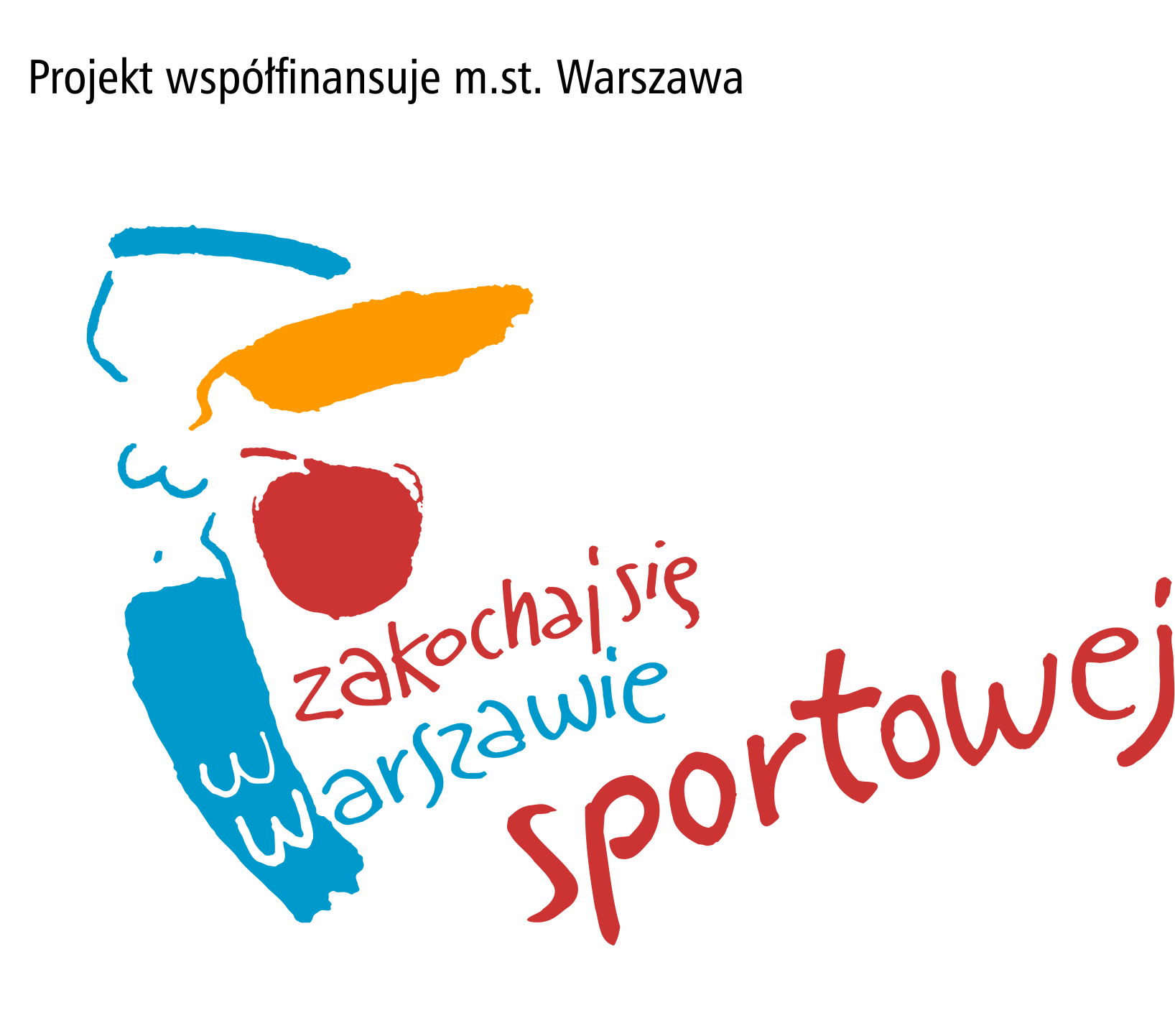 Projekt wspolfinansuje mst Warszawa sportowej biale