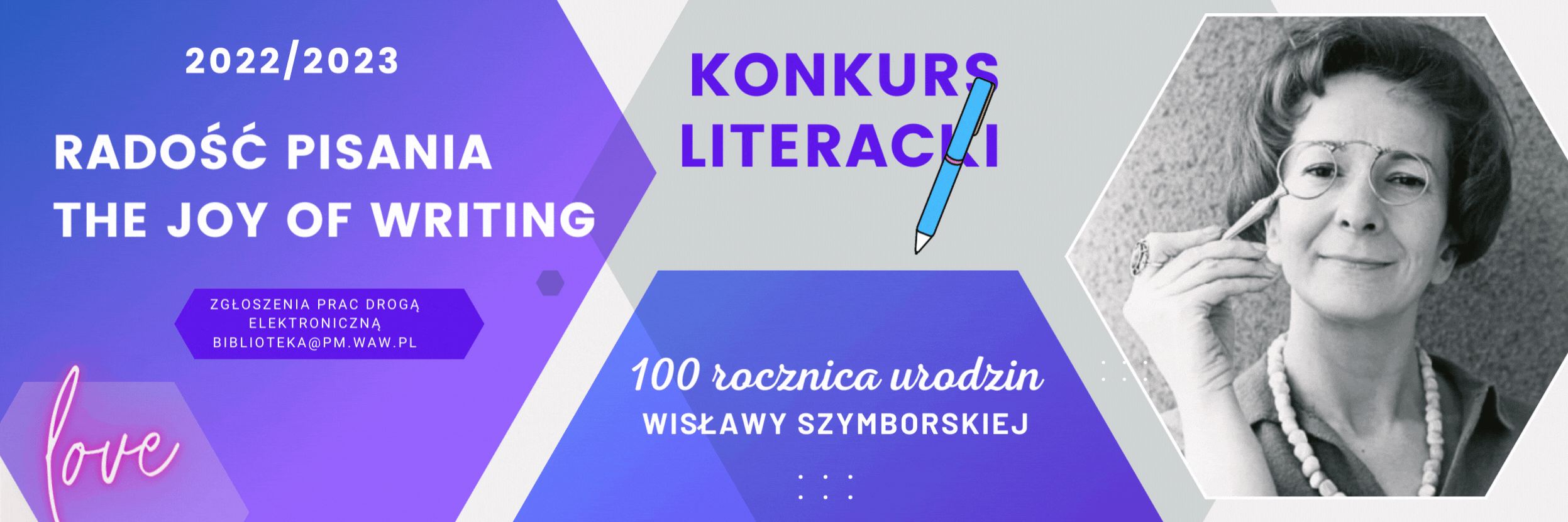Konkurs literacki Radość pisania – The Joy of Writing
