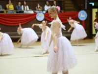 zespół taneczny baletowy na scenie