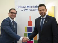 Dyrektor PM z Prezydentem Rafałem Trzaskowskim